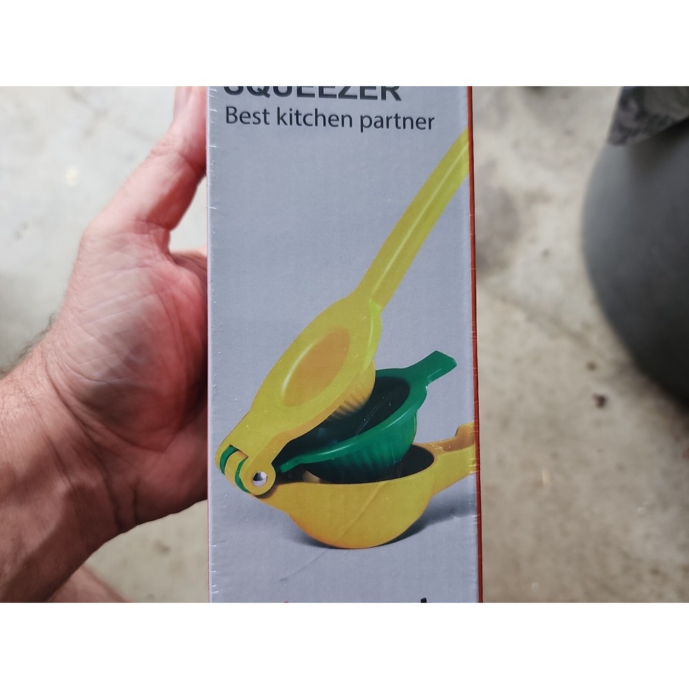 Kitexpert 2-in-1 Lemon & Lime Squeezer Industrial Aluminum Rustproof